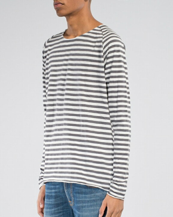 楽天市場】NudieJeans OTTO Organic Border Tshirt ヌーディージーンズ