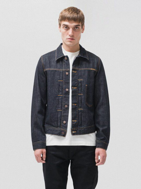 楽天市場】ヌーディージーンズ Gジャン ソニー リンスブルーNudiejeans 