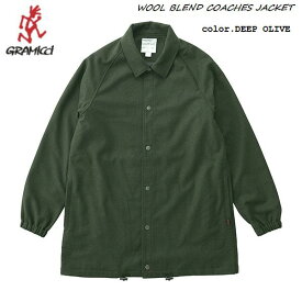 秋冬　GRAMICCI グラミチ ウール　ブレンド　コーチ　ジャケットWOOL BLEND COACHES JACKETグラミチ国内正規取り扱い