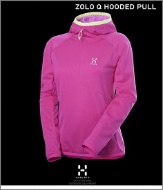 HAGLOFS ZOLO Q Hooded Pull Woman CosmicPink ホグロフス ゾロ フーデッドプル 女性用 ピンク