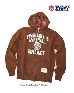 �t�����N�������}�[�V���� FRANKLIN&MARSHALL F&M Zip up�t���[�X�p�[�J �C�^���A