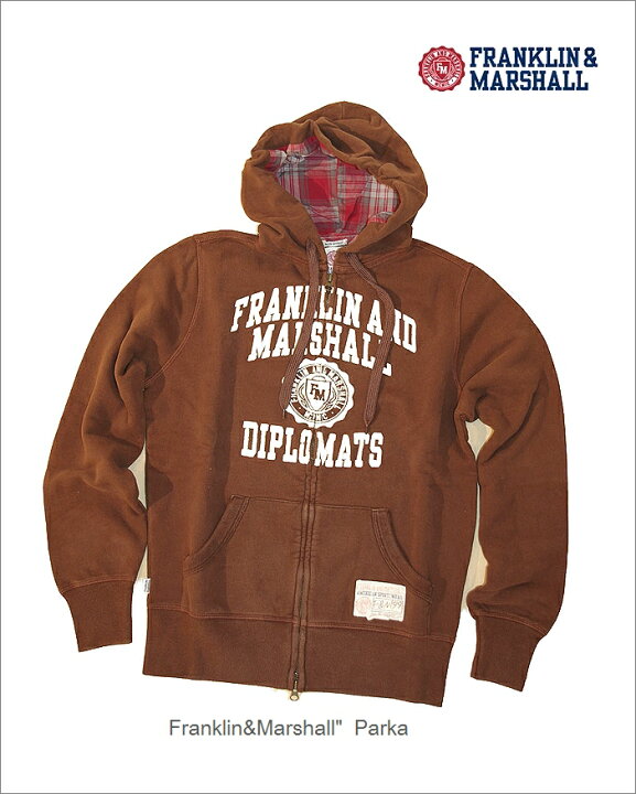 楽天市場】フランクリン＆マーシャル FRANKLIN&MARSHALL F&M Zip up 