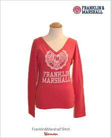 フランクリン＆マーシャル Franklin＆Marshall プリント Tシャツ イタリア レディス 女性用