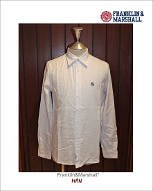 フランクリン＆マーシャル Franklin＆Marshall 定番ホワイトシャツ イタリア