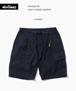 �t�ā@���C���h�V���O�X �o�b�N�T�e���@�t�B�[���h�@�J�[�S�@�V���[�cWildThings BACKSATIN FIELD CARGO SHORTS �A�E�g�h�A�@�A�����J