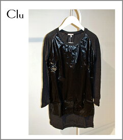 CLU【レイヤードワンピース/チャコールグレー】