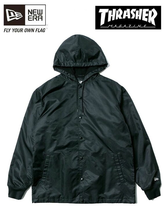 楽天市場】ニューエラ NEW ERA THRASHER HOODED COACH JACKET