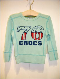 クロックス crocs 子供用 サーマル76crocs ロゴTシャツ シーフォームブルー キッズ　国内正規取り扱い