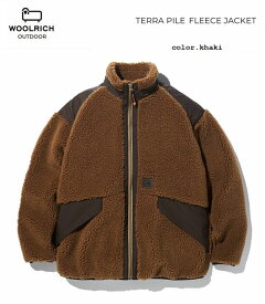 秋冬　WOOLRICH　ウールリッチ　テラ　パイル　フリース　ジャケット　アウトドア　ウールリッチジャパン