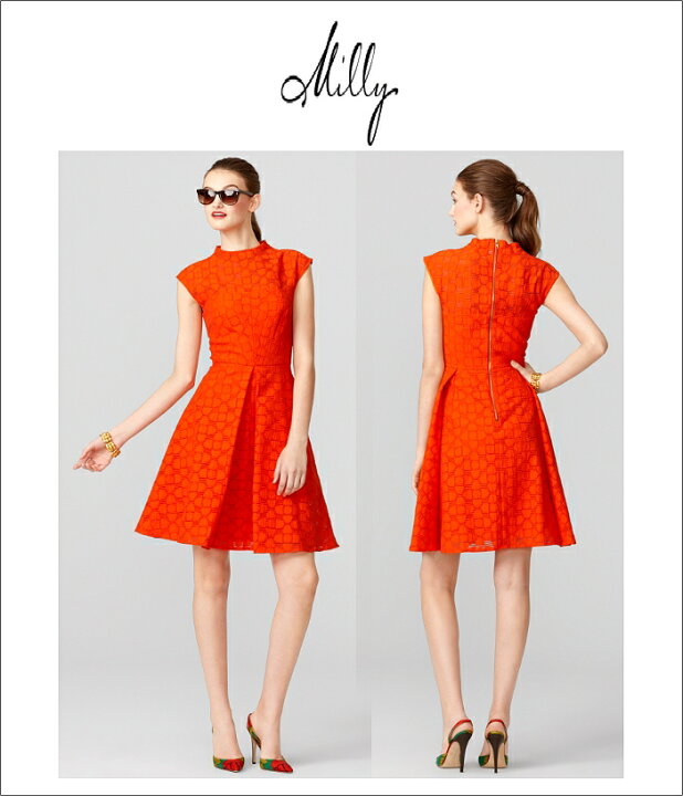 楽天市場】MILLY【ミリー”レース刺繍ワンピース/orange】 : Knock 