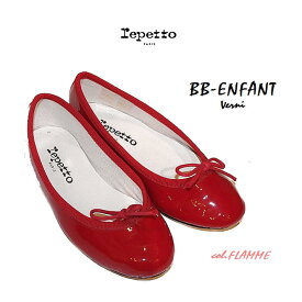 repetto　BB”エナメル”red-Enfant　国内正規取り扱い”レペット