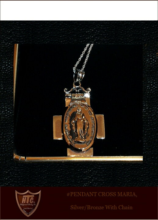 楽天市場】HTC【♯Maria”Cross-Pendant”silver.925/Bronze】【HTC 