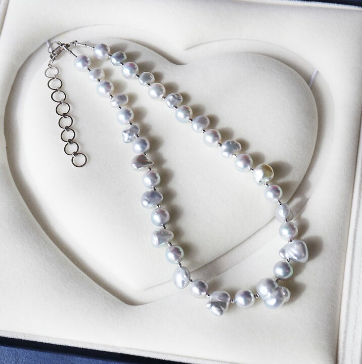 楽天市場】あこや真珠 白蝶真珠ケシ ナチュラルカラー K18WG K14WG  