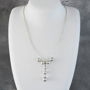 ^ ^PV lbNX i`u[ K18WG K14WG 42cm p[lbNX ARp[ Akoya