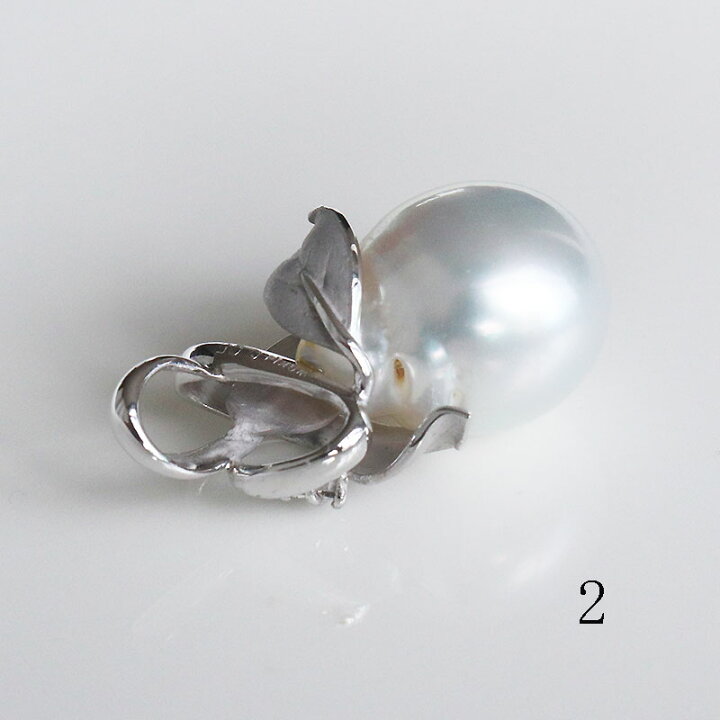 楽天市場】白蝶真珠 ダイヤ ペンダントトップ ホワイト 13.5mm 