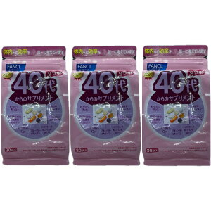 t@P FANCL 40ォ̃Tvg p 90(30×3)