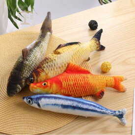 猫おもちゃ ねこちゃん お魚 マタタビ入り ペットおもちゃ 猫用抱き枕 噛むおもちゃ ペット用品 清潔安全 運動不足解消 ぬいぐるみ インスタ映え