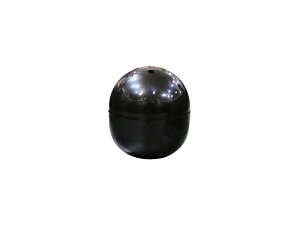 送料無料 代引き決済不可 空カプセル 黒 10個 約48mm 福引 福引用抽選器