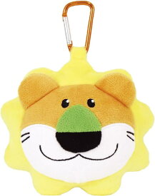 たべっ子どうぶつカラビナ付きぬいぐるファスナーMCらいおんくん