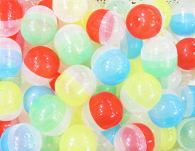 ガチャガチャ 空カプセル 約 48mm カラー 空カプセル 100個 縁日 お祭り イベント 景品 子供会 玩具 カプセル ガチャガチャ おもちゃ ガチャポン自販機用 子ども会 子供会 お祭り問屋 福引 福引用抽選器 中身