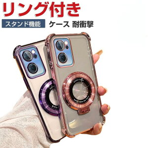 OPPO Reno13 A �P�[�X �N���A F �ϏՌ� �J�o�[ �����Y�ی�t�B�����t�� ����ق��肩���� �Ռ��ɋ��� ���b�L�d�グ TPU�f�� �Ռ��h�~ �����₷�� �����O�u��