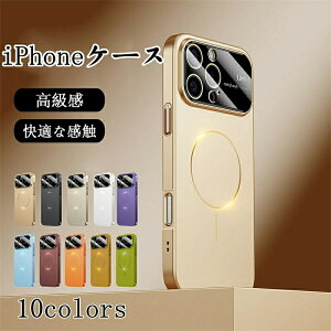 iPhone17Pro �P�[�X iPhone16 �t���J�o�[PC �}�b�g �}�O�l�b�g�� �g�ѓd�b�P�[�X ��̌^�J���������Y�ی� �����h�~ 9H�����K���X �S�ʕی� ���^ �y�� �w��h �ϋv�� ����~��