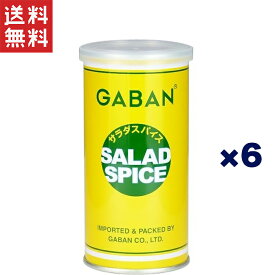 ハウスギャバン GABAN サラダスパイス 100g 缶×6個