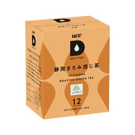 【3,980円以上ご購入で送料無料！】UCC DRIPPOD 静岡まろみ焙じ茶 12P