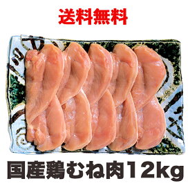 国産鶏肉 鶏むね肉 12kg 冷蔵