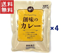 1000円ポッキリ 送料無料 創味食品 業務用 創味のカレー200g 4袋セット