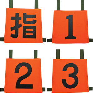 岩崎製作所 作業服・安全靴 操法用 ゼッケン『指1/2/3』4枚セット 35SZN-SET4