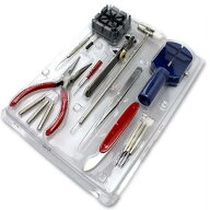 【16点セット】時計工具 時計修理 腕時計工具 腕時計修理工具セット 電池交換 ベルト交換 バンドサイズ調…