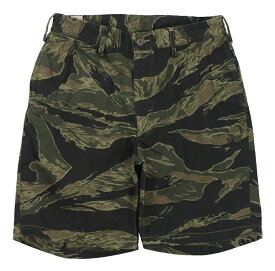 FREEWHEELERS & CO. ["MILITARY TROPICAL SHORTS" #2322008 TIGER PATTERN CAMOUFLAGE w.28,30,32,34,36]