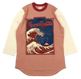 FREEWHEELERS & CO. Japanese Oriental Art Style Souvenir Collection ["YOSEMITE NATIONAL PARK" #2125020 CHEROKEE ROSE×STRAW CREAM×LOBSTER size,S,M,L,XL]