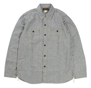 FREEWHEELERS & CO. [Neal SHIRT #2513002 WHITE PEPPER CHAMBRAY size.14,15,16,17,17 1/2,18]