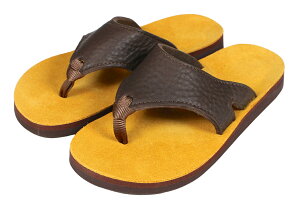 THE SANDALMAN [BEACH WIDE CHOCO×GOLDEN size.7,8,9,10]