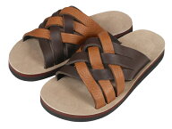 THE SANDALMAN ["WEAVE" CHOCO×TOBACCO size.7,8,9,10]
