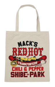 �fBO�fS GLAD RAGS [Good Ol�f Ballpark Shopping Tote �gMack�fs Red Hot�h Wash-Out Black]