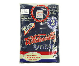 WHITESVILLE [2-PACK T-SHIRT Lot No. WV73544 NAVY size.S,M,L,XL,XXL]