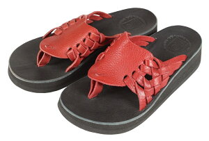 THE SANDALMAN ["SMARACHEE THONG" RED size.8,9,10]