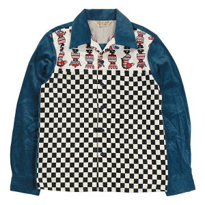 JELADO [Westcoast Shirt Corduroy #SG01102 Turquoise size.S,M,L,XL,XXL]
