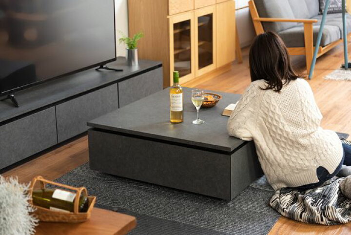 楽天市場】リビングテーブル センターテーブル 角 おしゃれ ロー 