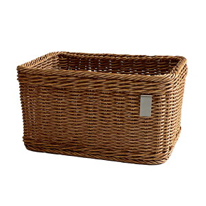 抗菌 ストレージBOX S 洗える 割れない バスケット 持ち運び おしゃれ ギフト かご 樹脂 プラスチック ラタン 頑丈 ラック アメニティ 北欧 小物 収納 ボックス ナチュラル 防水 カフェ キッチ