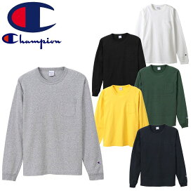 チャンピオン ロングスリーブ ポケット Tシャツ MADE IN USA【C5-P401】 Champion 22SS