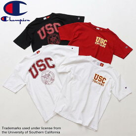 チャンピオン ティーテンイレブン ショートスリーブTシャツ "USC" 23SS MADE IN USA Champion 【 T1011 / C5-X303 】