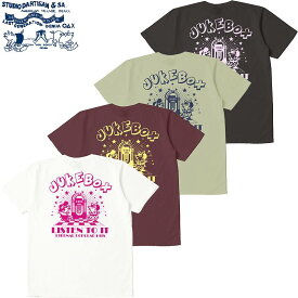 ステュディオ・ダ・ルチザン USA コットン プリント Tシャツ ダルチザン 【8104B】 STUDIO D'ARTISAN U.S.A. Cotton Print T-Shirt