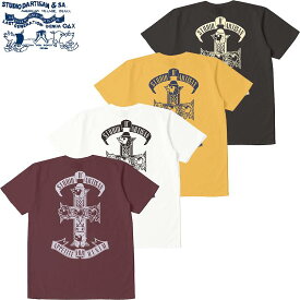 ステュディオ・ダ・ルチザン USA コットン プリント Tシャツ ダルチザン 【8106B】 STUDIO D'ARTISAN U.S.A. Cotton Print T-Shirt