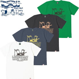 ステュディオ・ダ・ルチザン USA コットン プリント Tシャツ ダルチザン 8144B / STUDIO D'ARTISAN U.S.A. Cotton Print T-Shirt