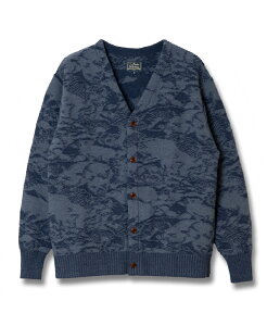 �X�e���f�B�I�E�_�E���`�U�� �s�b�O �J���t���[�W�� �j�b�g �J�[�f�B�K�� 8184 / STUDIO D'ARTISAN Pig Camouflage Knit Cardigan