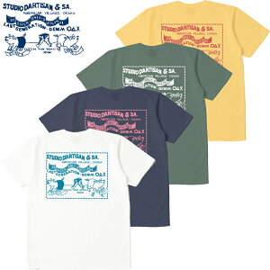 �X�e���f�B�I�E�_�E���`�U�� USA �R�b�g�� �v�����g T�V���c 8235 / STUDIO D'ARTISAN USA Cotton Print T-shirt